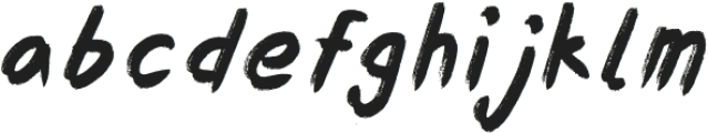 MF Heavy Handed Large Italic otf (800) Font LOWERCASE