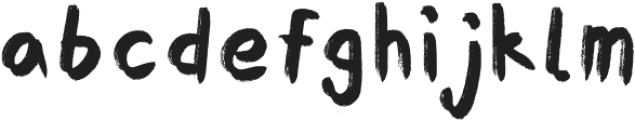 MF Heavy Handed Large Regular otf (800) Font LOWERCASE