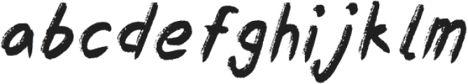 MF Heavy Handed Small Italic otf (800) Font LOWERCASE