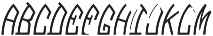MFC Almond Monogram Regular otf (400) Font UPPERCASE