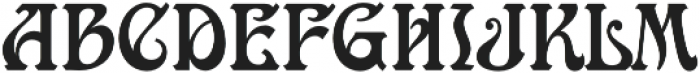 MFC Ambeau Monogram Regular otf (400) Font LOWERCASE
