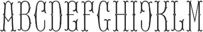 MFC Baelon Monogram Stencil otf (400) Font LOWERCASE