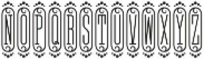 MFC Bijou Monogram Regular otf (400) Font LOWERCASE