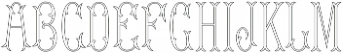 MFC Budding Monogram Flourish otf (400) Font LOWERCASE