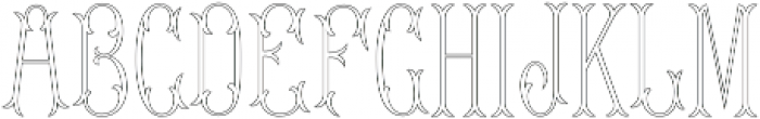 MFC Budding Monogram Regular otf (400) Font UPPERCASE