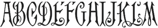 MFC Carson Monogram Regular otf (400) Font UPPERCASE