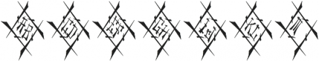 MFC Chaoxiang Monogram Regular otf (400) Font UPPERCASE