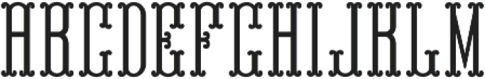 MFC Endeavor Monogram Solid otf (400) Font LOWERCASE