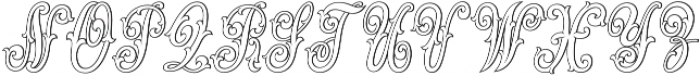 MFC Jewelers Monogram Regular otf (400) Font UPPERCASE