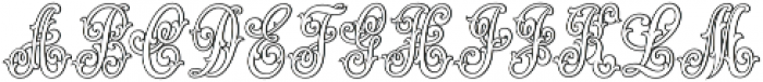 MFC Jewelers Monogram Regular otf (400) Font LOWERCASE