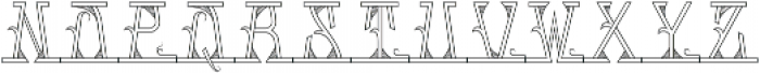 MFC Mastaba Monogram Regular otf (400) Font LOWERCASE