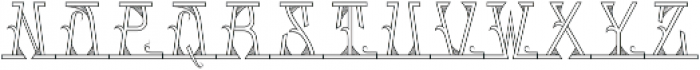 MFC Mastaba Monogram Shaded Regular otf (400) Font LOWERCASE