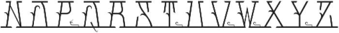 MFC Mastaba Solid Monogram Basic Regular otf (400) Font LOWERCASE