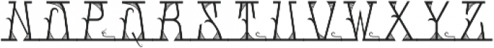 MFC Mastaba Solid Monogram Shaded Regular otf (400) Font UPPERCASE