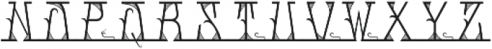 MFC Mastaba Solid Monogram Shaded Regular otf (400) Font LOWERCASE