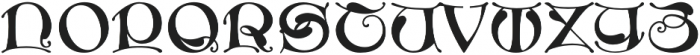 MFC Medieval Monogram Basic Regular otf (400) Font UPPERCASE