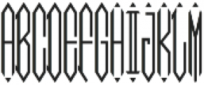 MFC Moissanite Monogram Center Regular otf (400) Font UPPERCASE