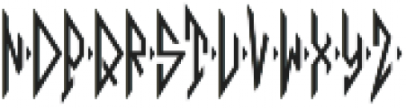 MFC Moissanite Monogram Sides Regular otf (400) Font LOWERCASE