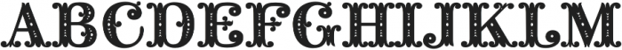 MFC Noir Monogram Ornate Regular otf (400) Font UPPERCASE