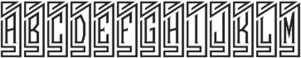 MFC Piege Monogram Deux Regular otf (400) Font LOWERCASE