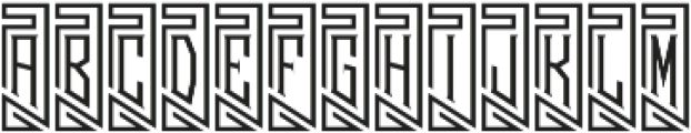 MFC Piege Monogram Un Regular otf (400) Font LOWERCASE