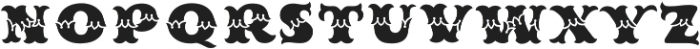 MFC Redding Monogram Fill ttf (400) Font LOWERCASE