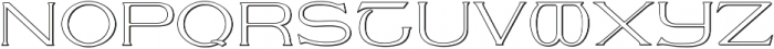 MFC Sappho Monogram Regular otf (400) Font UPPERCASE