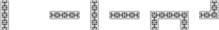 MFC Stencil Borders Five Regular otf (400) Font OTHER CHARS