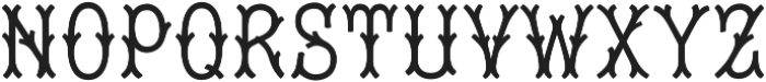 MFC Tagliato Monogram Solid Regular otf (400) Font UPPERCASE