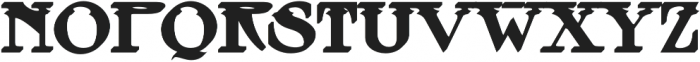 MFC Tattersaw Monogram Extruded otf (400) Font UPPERCASE