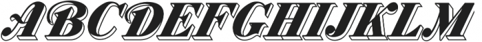 MFC Westport Monogram Regular otf (400) Font UPPERCASE