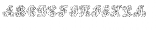 MFC Aldercott Monogram Font LOWERCASE