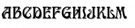MFC Ambeau Monograms Shadow Font UPPERCASE