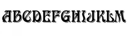 MFC Ambeau Monograms Shadow Font LOWERCASE
