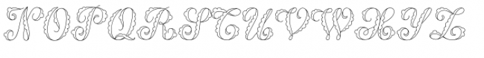 MFC Billow Monogram Font UPPERCASE