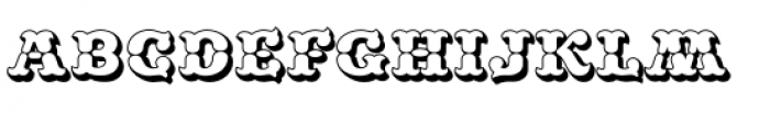 MFC Buttergin Monograms Outline Font LOWERCASE
