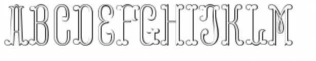 MFC Capulet Monogram Font LOWERCASE