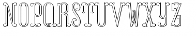 MFC Capulet Monogram Font LOWERCASE