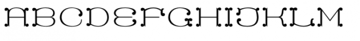 MFC Capulet Monograms Stencil Font UPPERCASE