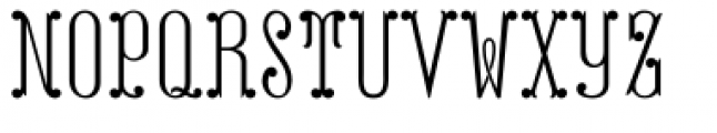 MFC Capulet Monograms Stencil Font LOWERCASE