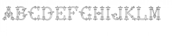 MFC Chaplet Monogram Regular Font LOWERCASE