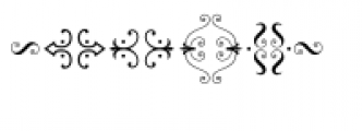 MFC Chaplet Monogram Stencil Font OTHER CHARS