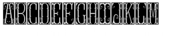 MFC Gilchrist Initials Black Font UPPERCASE