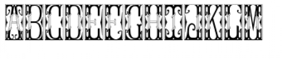 MFC Gilchrist Initials Split Font LOWERCASE