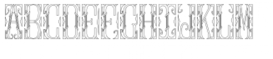 MFC Gilchrist Monogram Font UPPERCASE