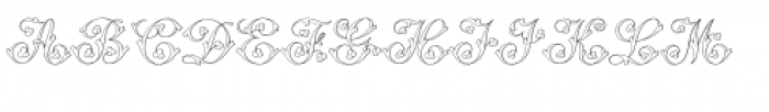 MFC Klaver Monogram Regular Font LOWERCASE