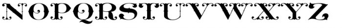 MFC Livermore Monogram Regular Font UPPERCASE
