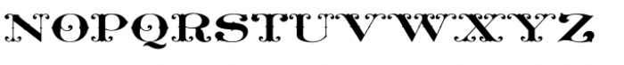 MFC Livermore Monogram Regular Font LOWERCASE