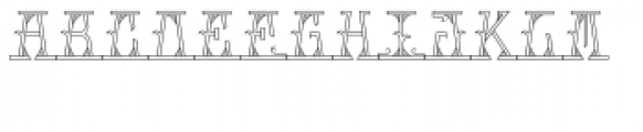 MFC Mastaba Monogram Font UPPERCASE