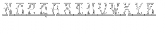 MFC Mastaba Monogram Font UPPERCASE